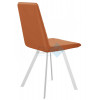 Стул DikLine 202 B17 TERRACOTTA, ножки белые