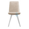 Стул DikLine 202 B03 BEIGE, ножки белые
