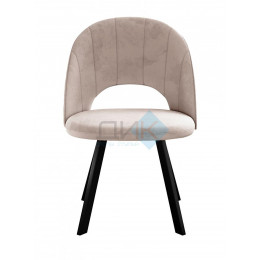 Стул DikLine 227 поворотный, B03 BEIGE, ножки черные