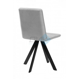 Стул DikLine 230 поворотный B22 GREY, ножки черные