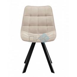 Стул DikLine 229 поворотный, B03 BEIGE, ножки черные